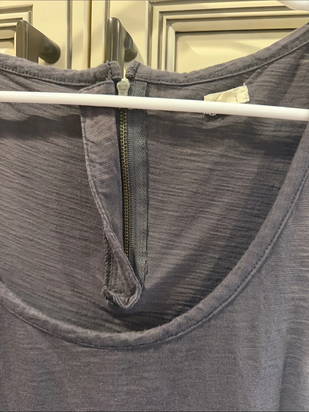 J. Crew charcoal gray scoop neck tank top